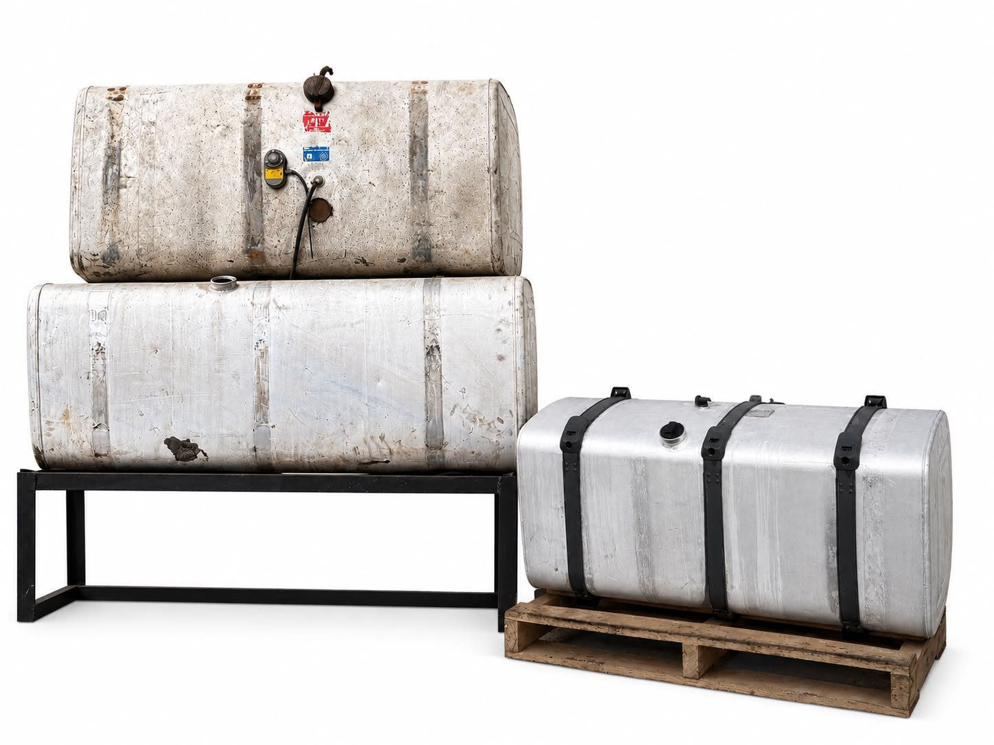 Lote de tanques de combustible de aluminio Scania, de 200L hasta 700L